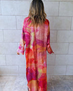 Sabbia Rosa Longsleeve Maxi Dress