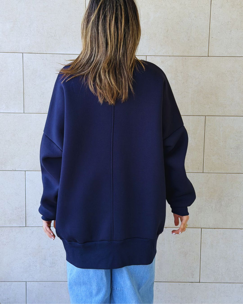 Navy Easy Crew Sweatshirt