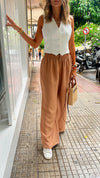 Cafe Essential Linen Pants