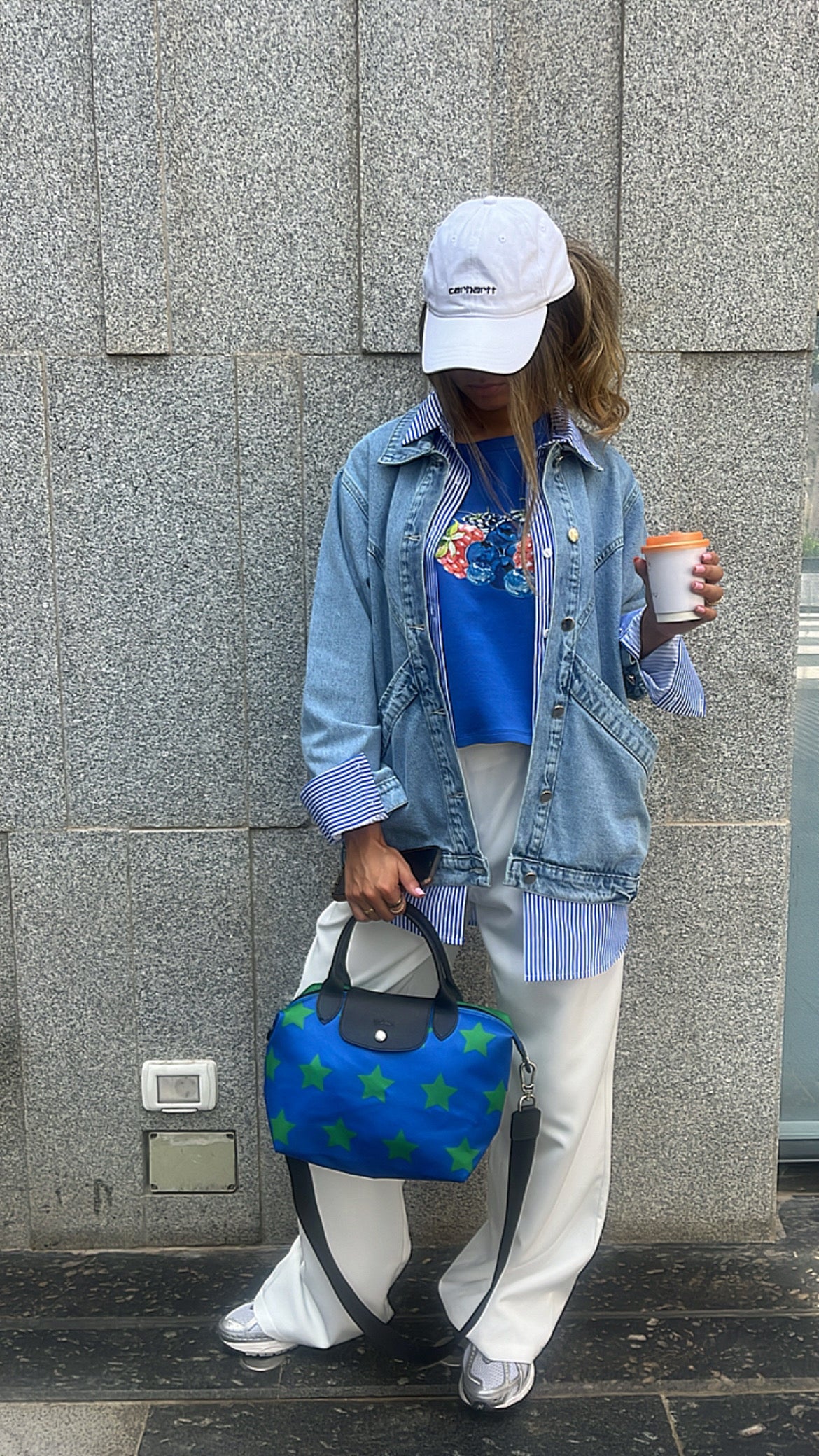 Berry Blue High Low Tee