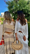 White Island Breeze Poncho Skirt Set