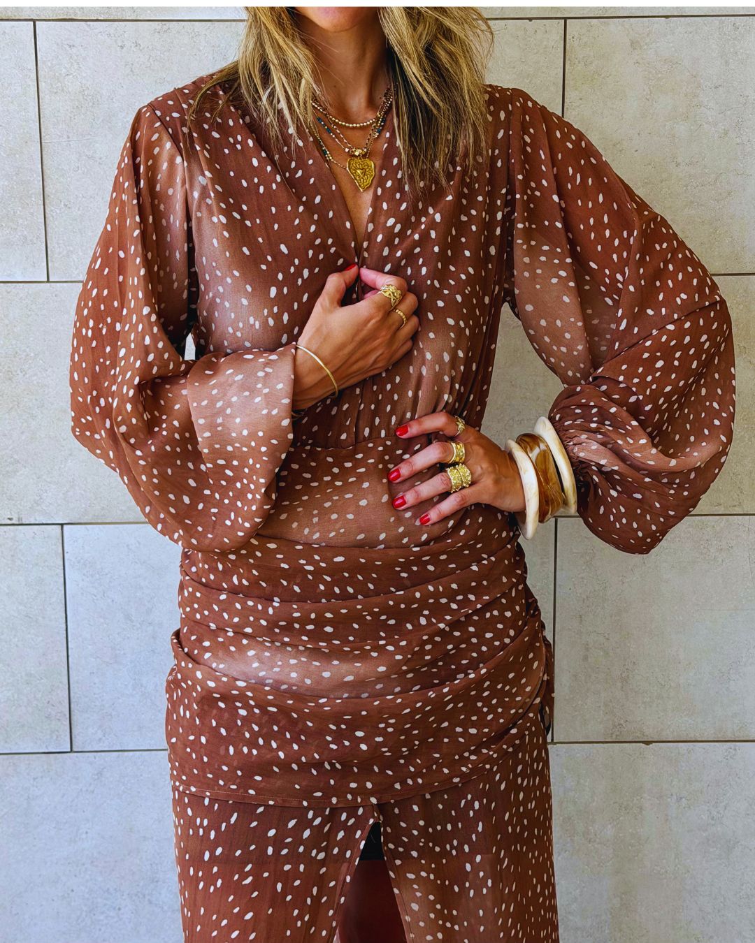 Bambi Mocha Dress
