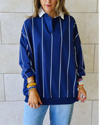 Navy Retro Light Weight Polo