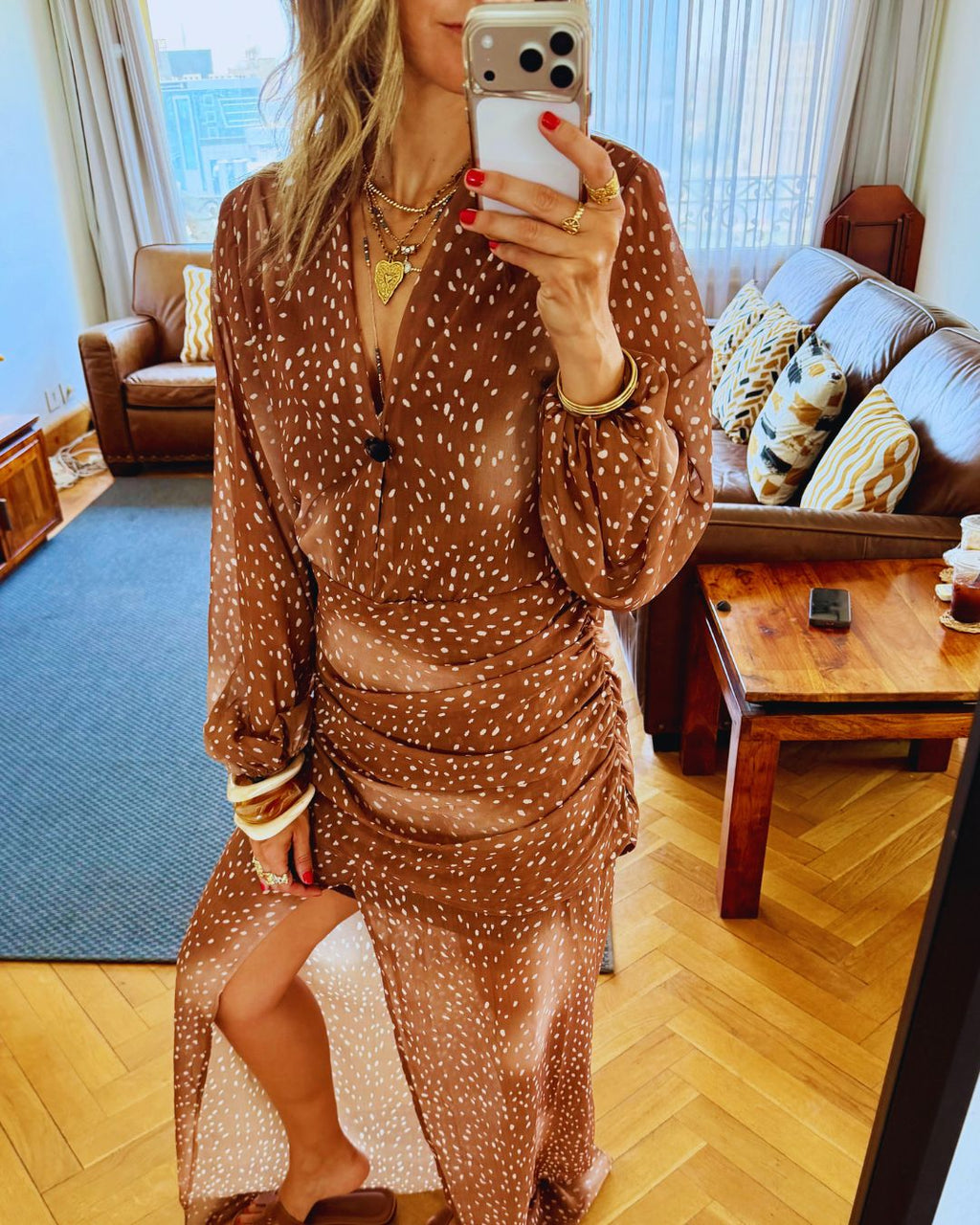 Bambi Mocha Dress