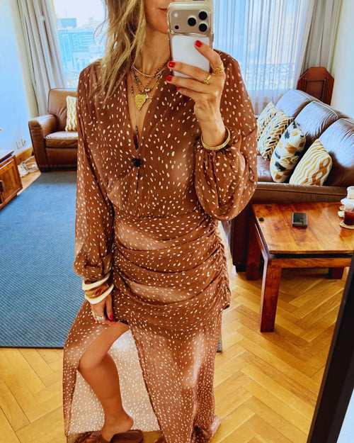 Bambi Mocha Dress