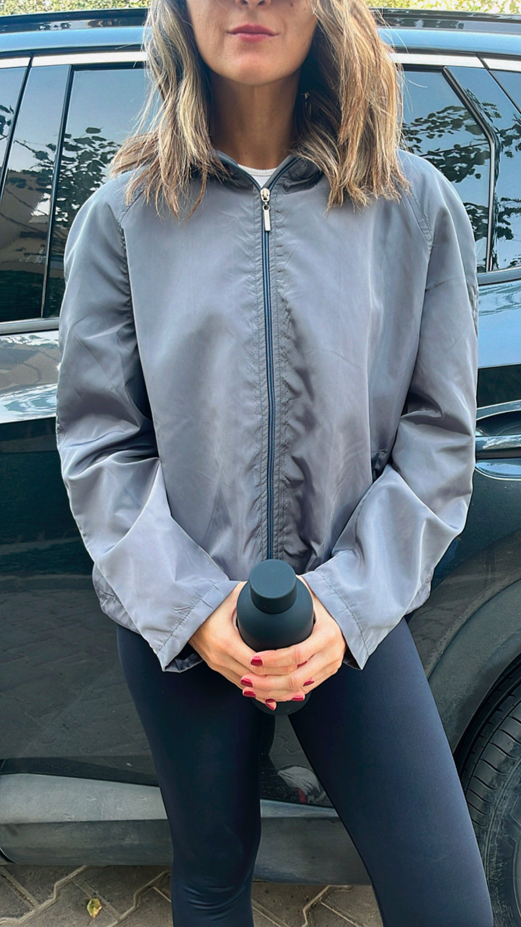 Grey Waterproof Adjustable Jacket
