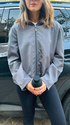 Grey Waterproof Adjustable Jacket
