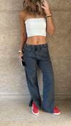 White 99 Interknit Bandeau Top