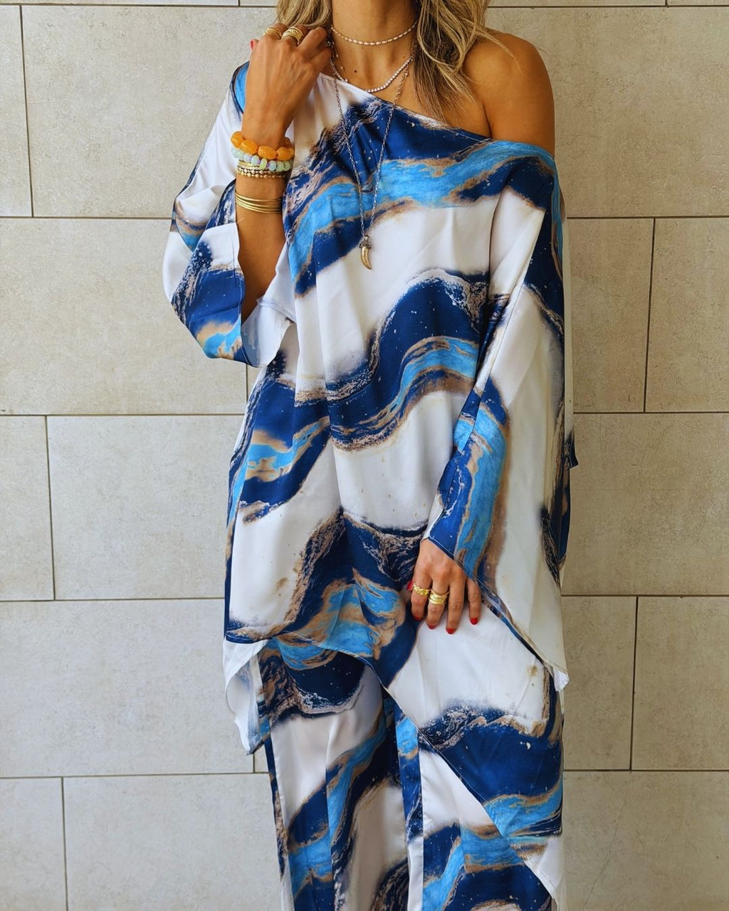Smeralda Drift Poncho