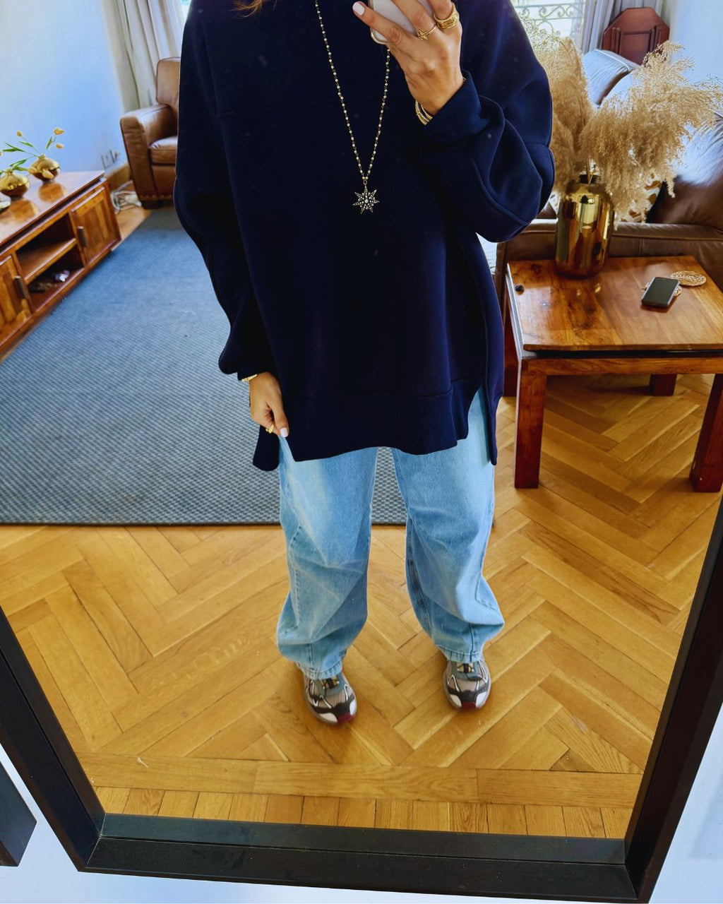 Navy Easy Crew Sweatshirt