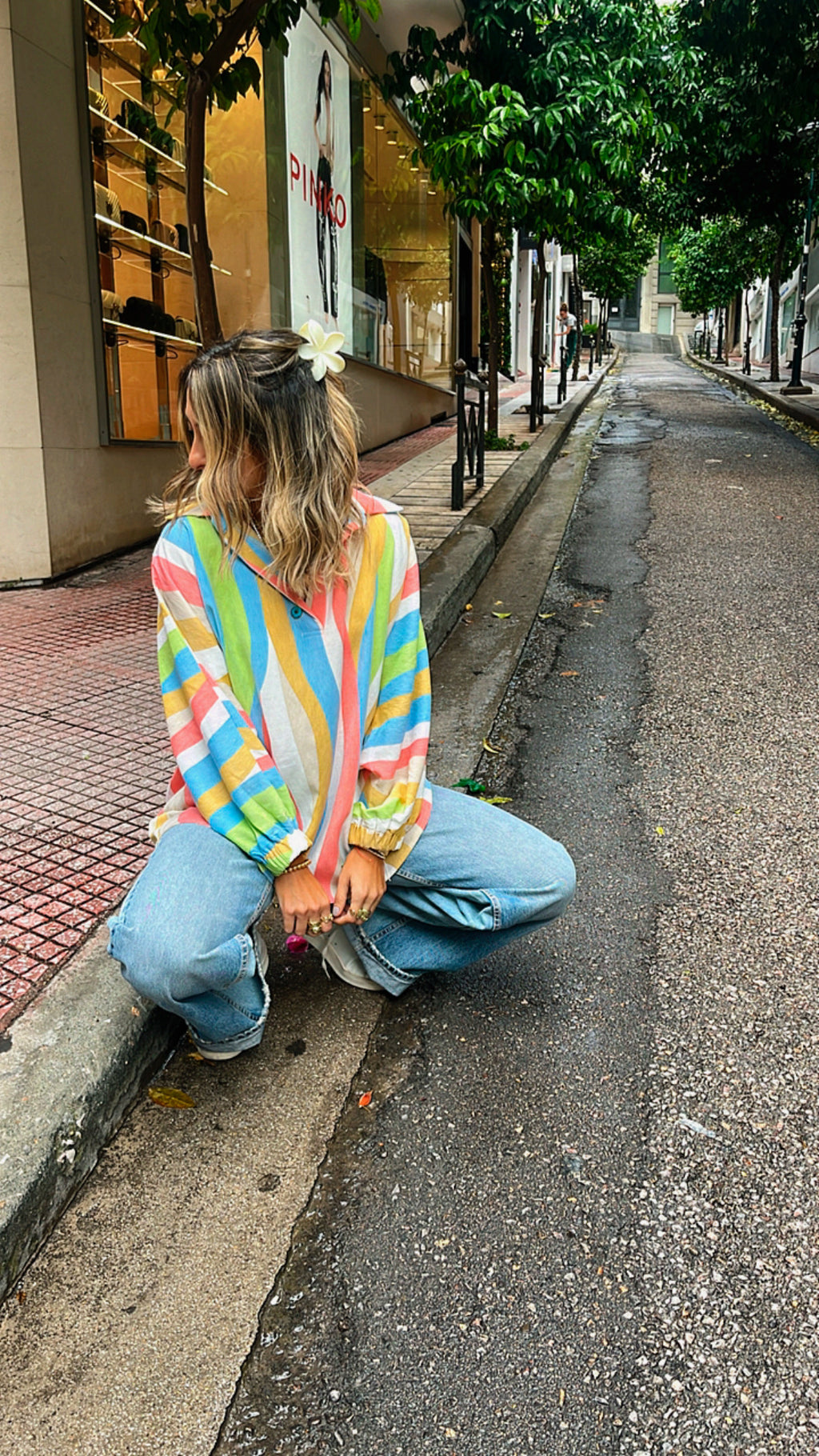Multicolor Bubbly Shirt