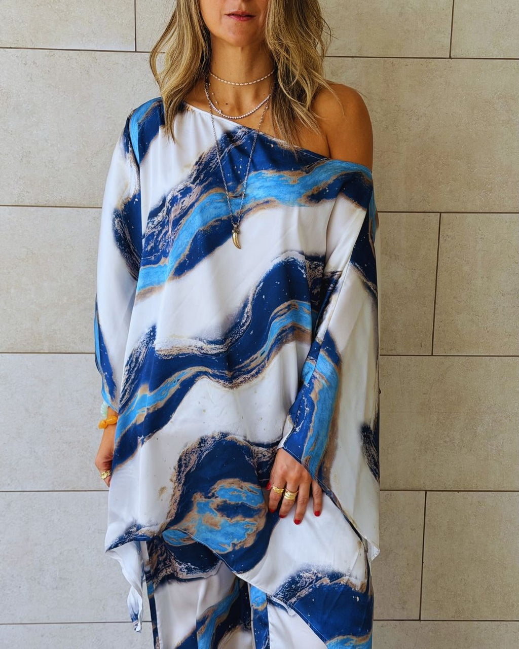 Smeralda Drift Poncho