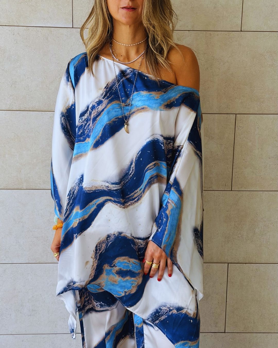 Smeralda Drift Poncho