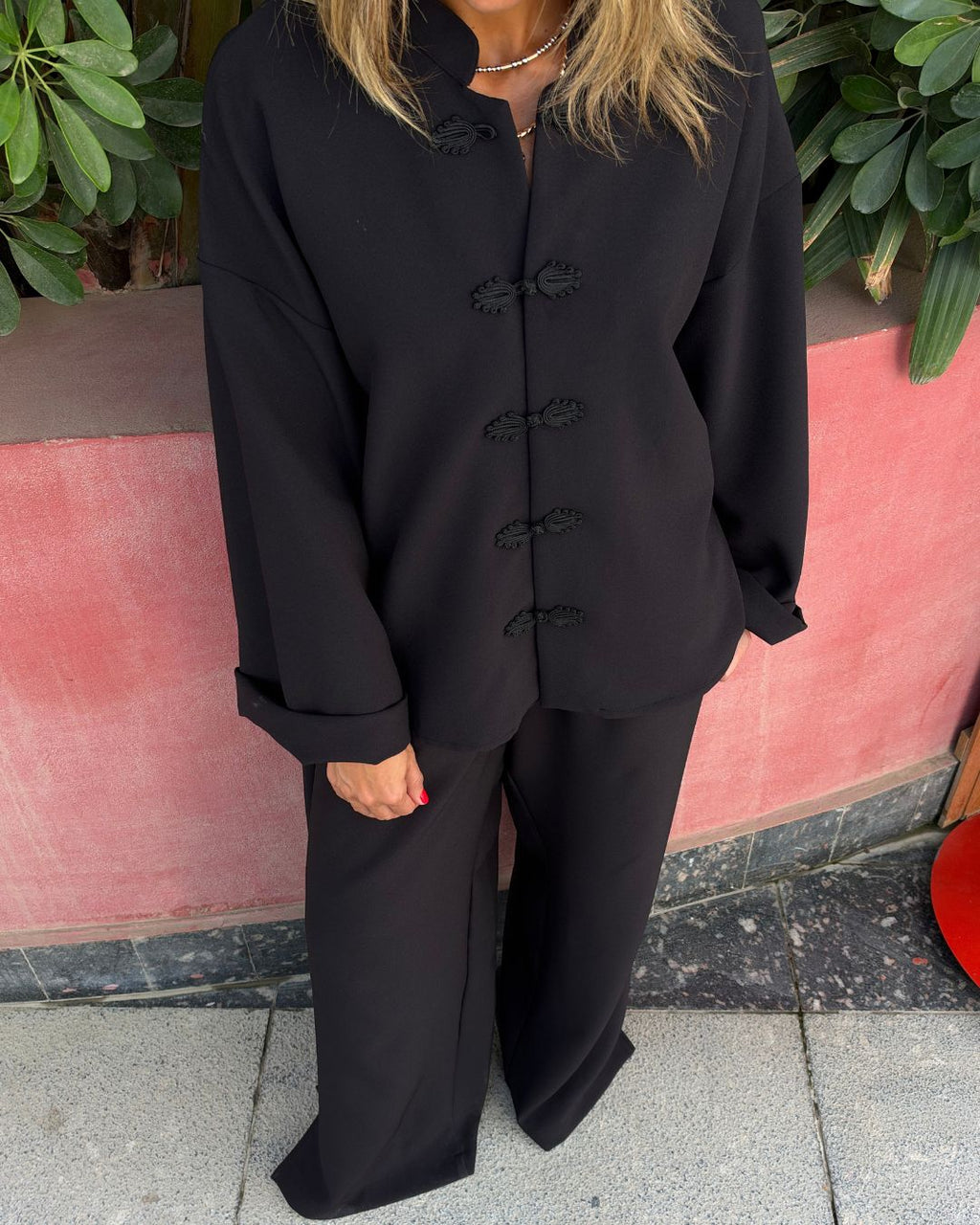 Black Mandarin Top