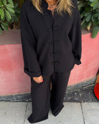 Black Mandarin Top