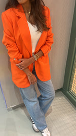 Orange Cool Girl Blazer