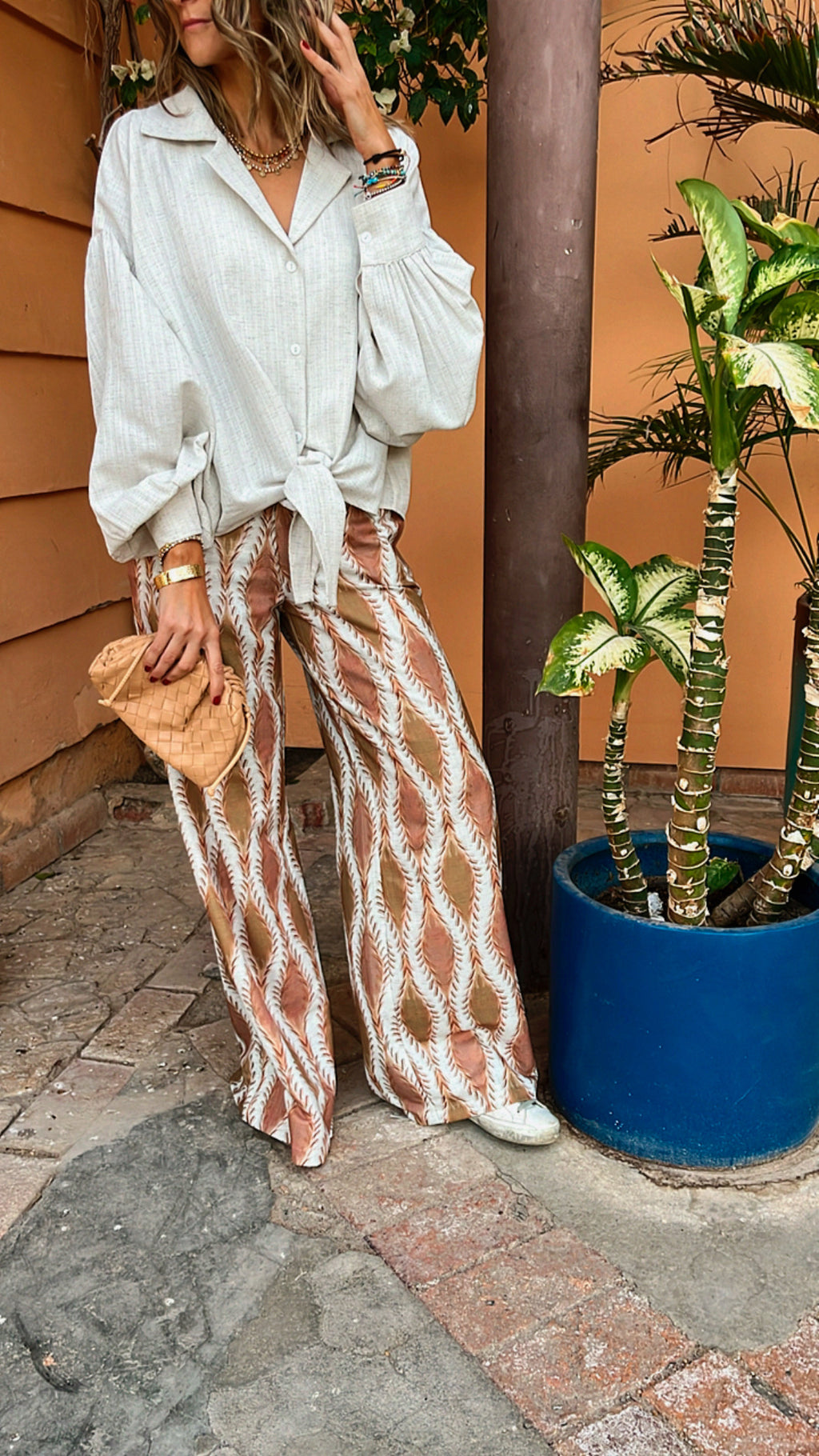 Feather Linen Pants