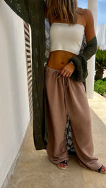 Taupe Sunny Dayz Beach Pants