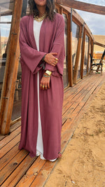 Nude Longline Thick Kimono