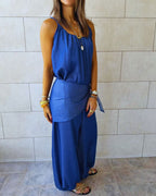 Paloma Dark Blue Denim Jumpsuit