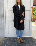 Black Flip Side Coat