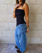 Asymmetrical Crinkle Top