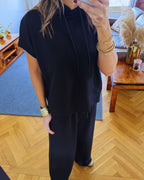 Black Softline Hoodie