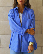 Blue Stripe Go-To Shirt