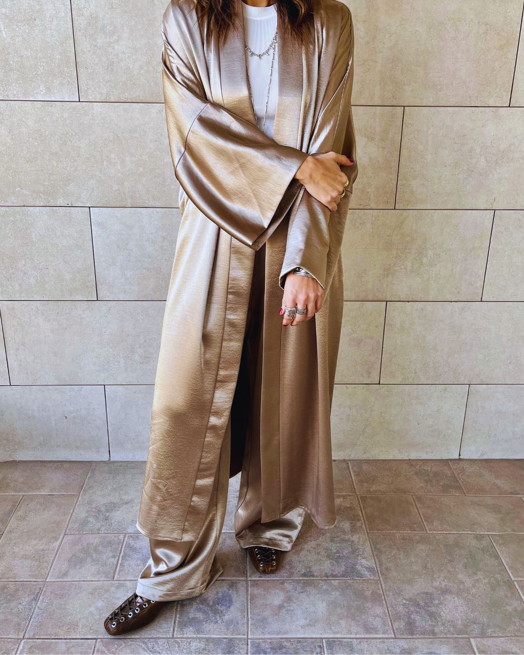 Beige After Sunset Cardigan