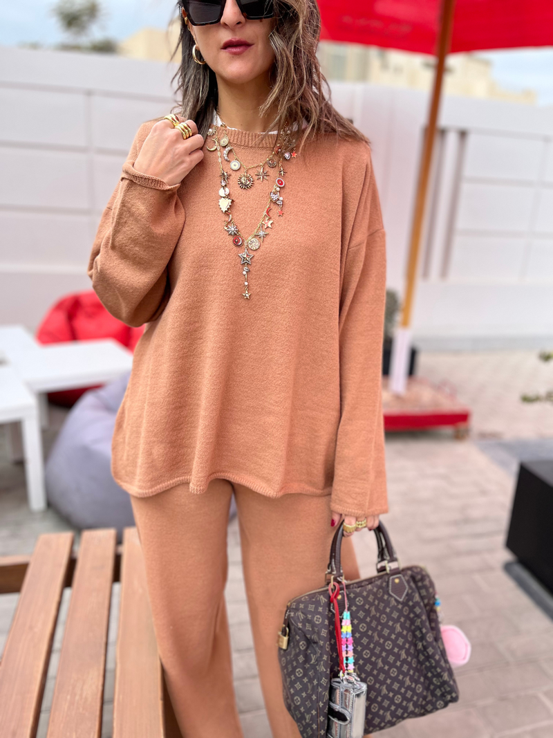Camel Essential Knit Set