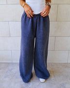 Grey Acid Wash Flare