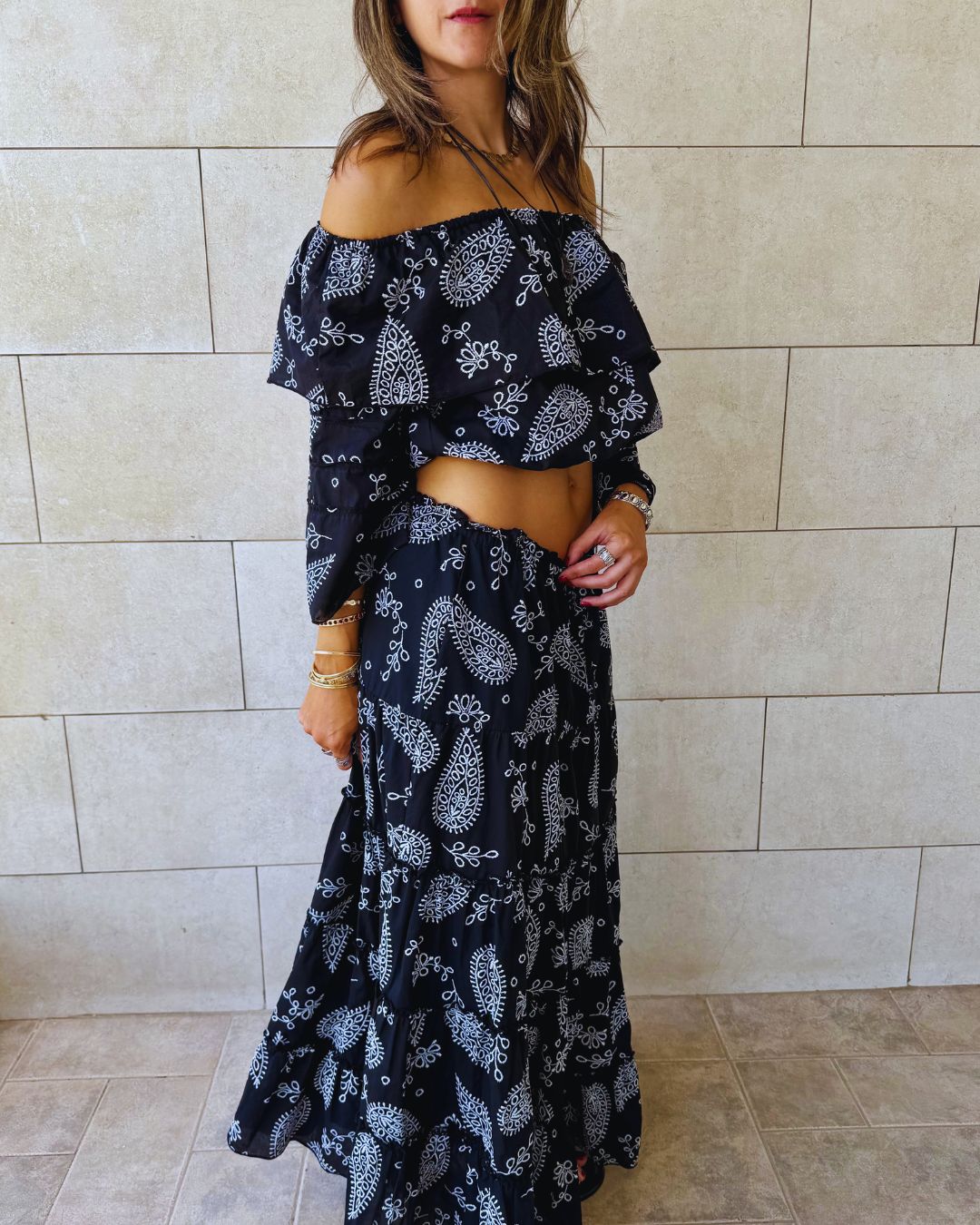 Bandana Flow Skirt