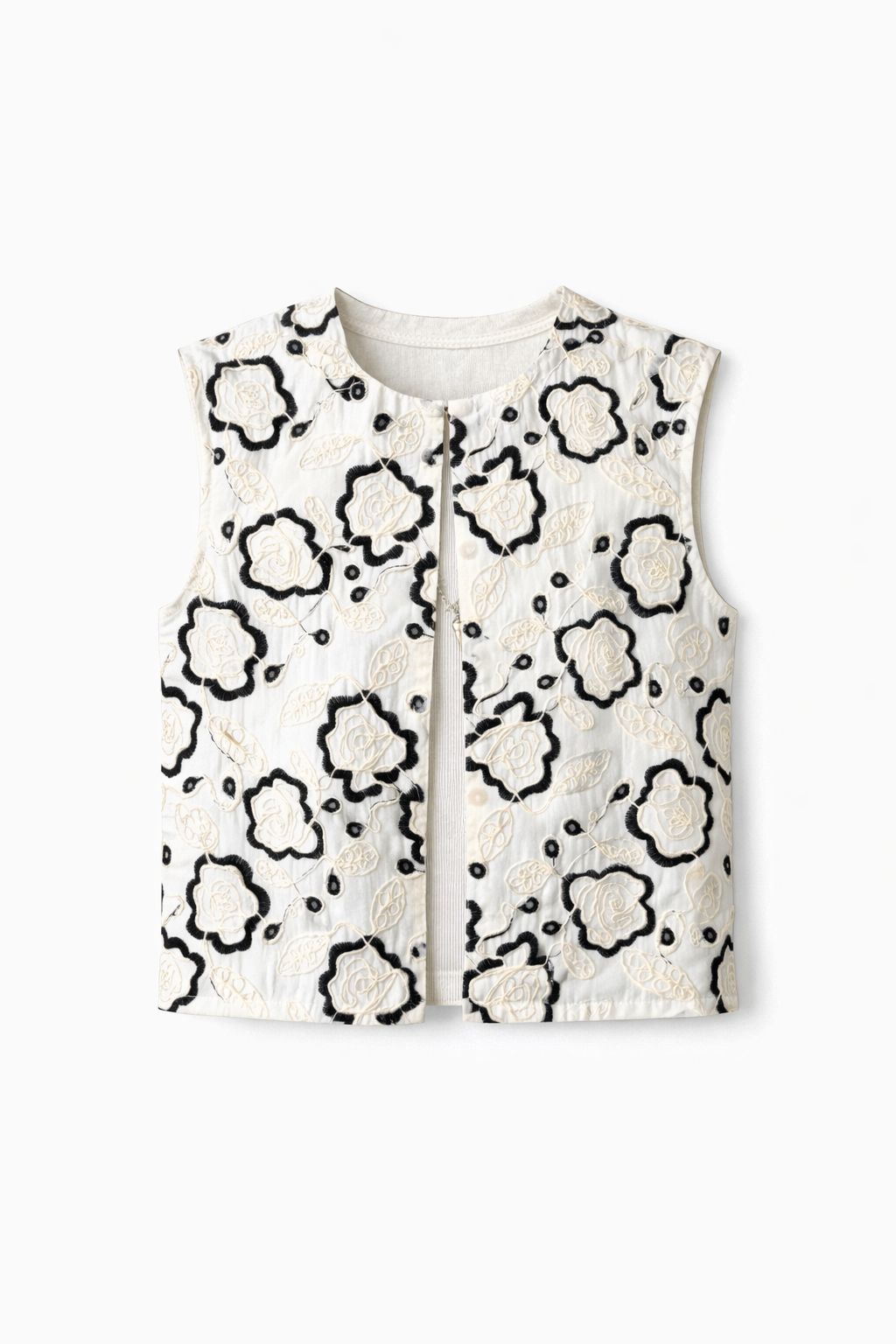 Statement Embroidery Vest