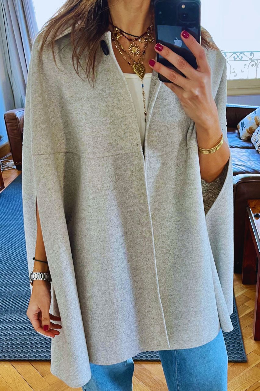 Grey Quiet Confidence Cape