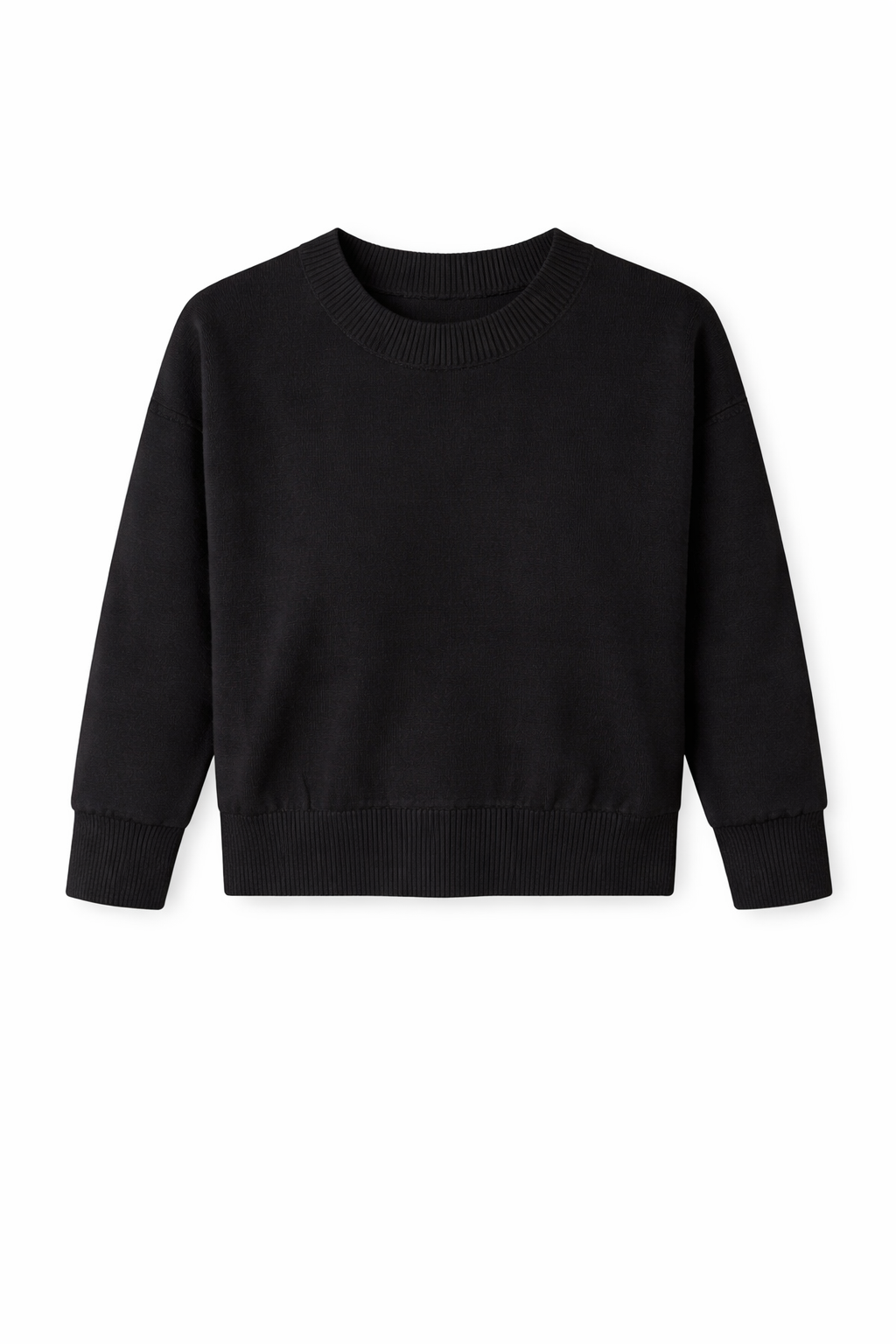 Black Signature Basic Pullover