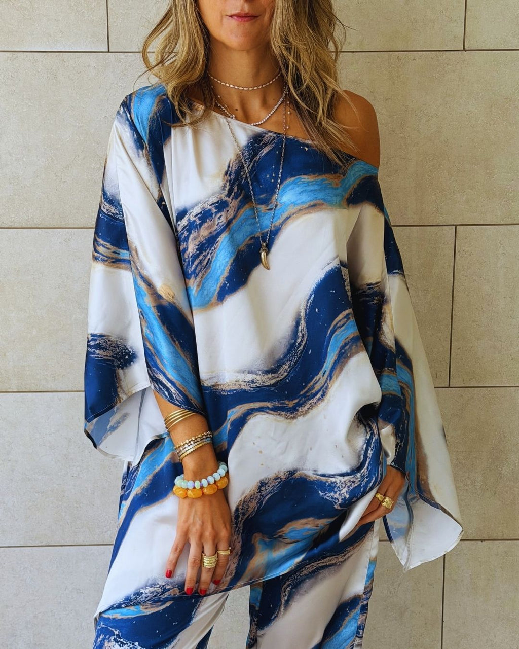 Smeralda Drift Poncho