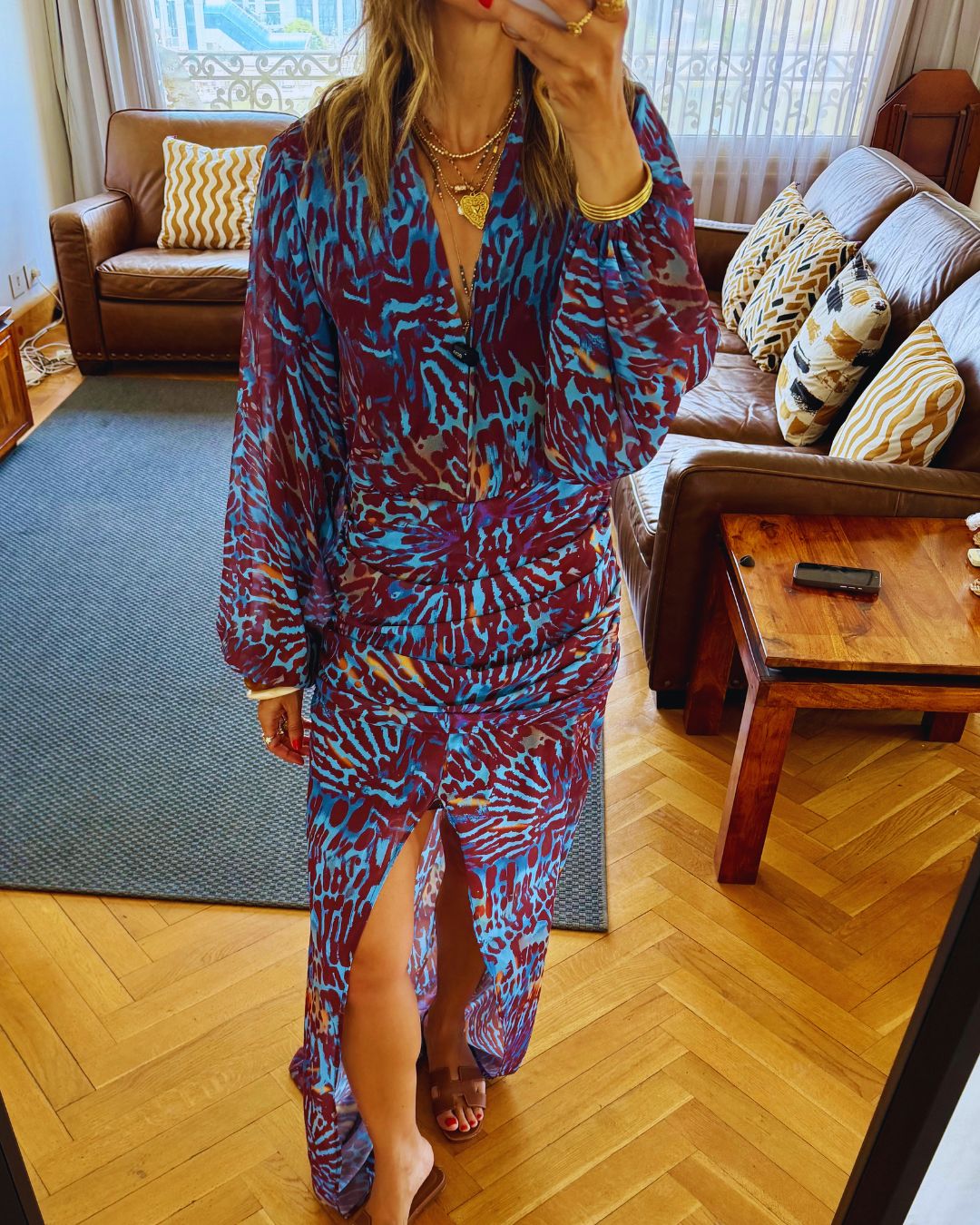 Indigo Safari Dress