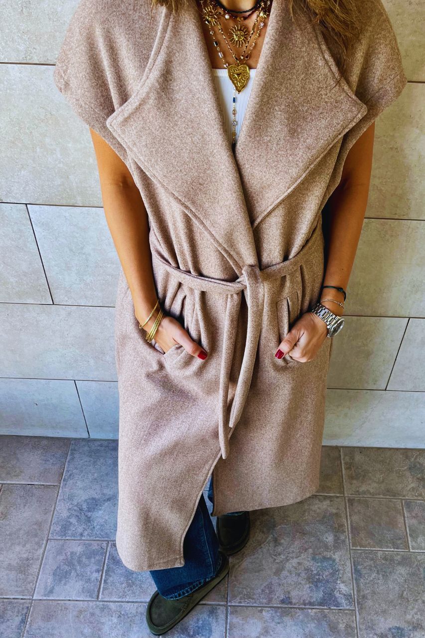 Beige Work Ready Vest