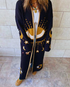 Black Mystic Eye Cardigan