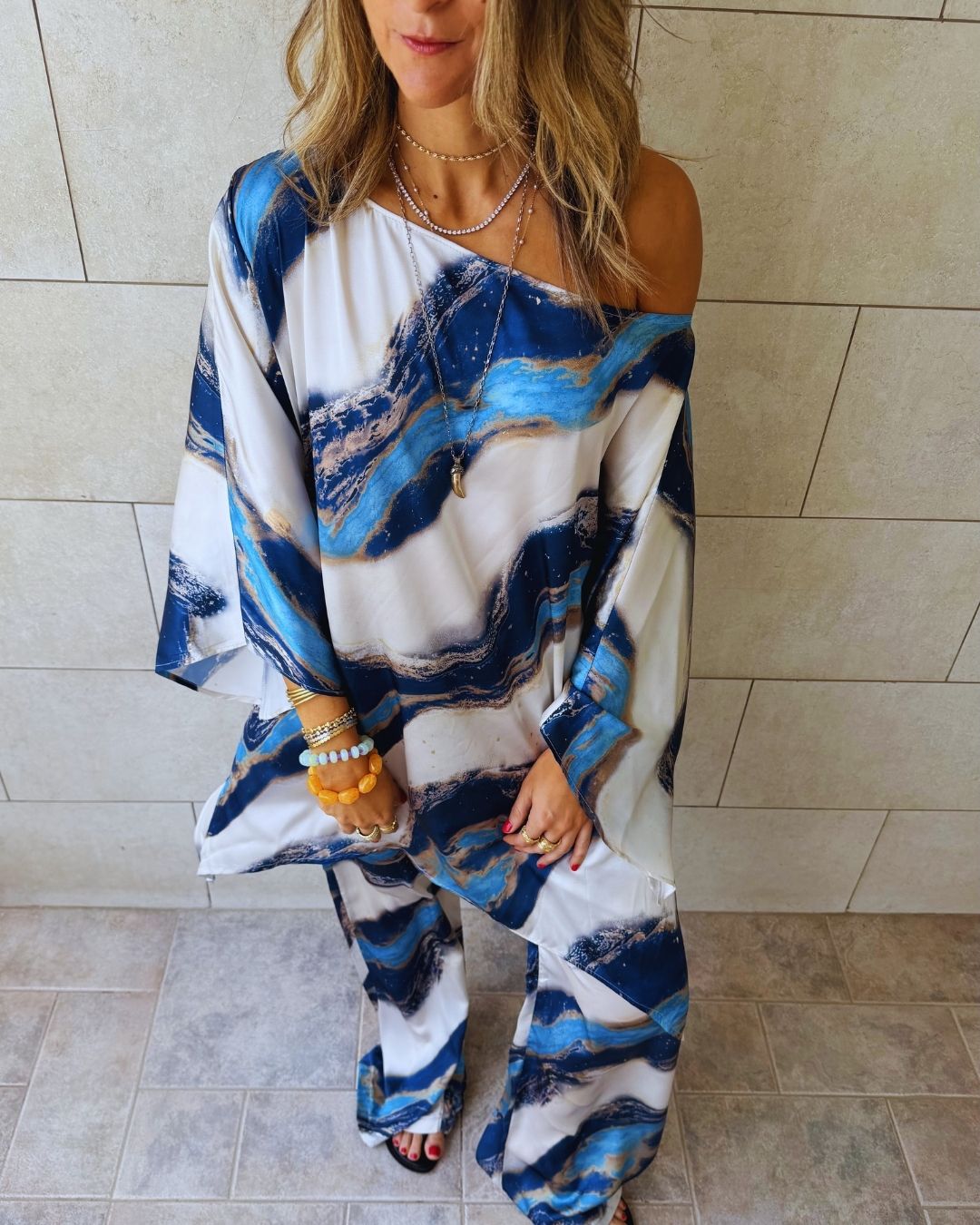 Smeralda Drift Poncho