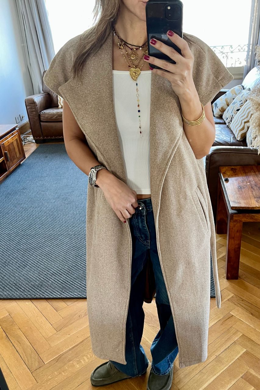 Beige Work Ready Vest