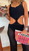 Black Crochet Loving Beach Pants