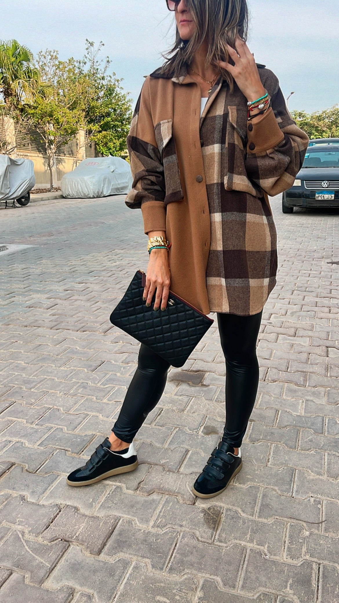 Brown Never Even Flannel Shirt