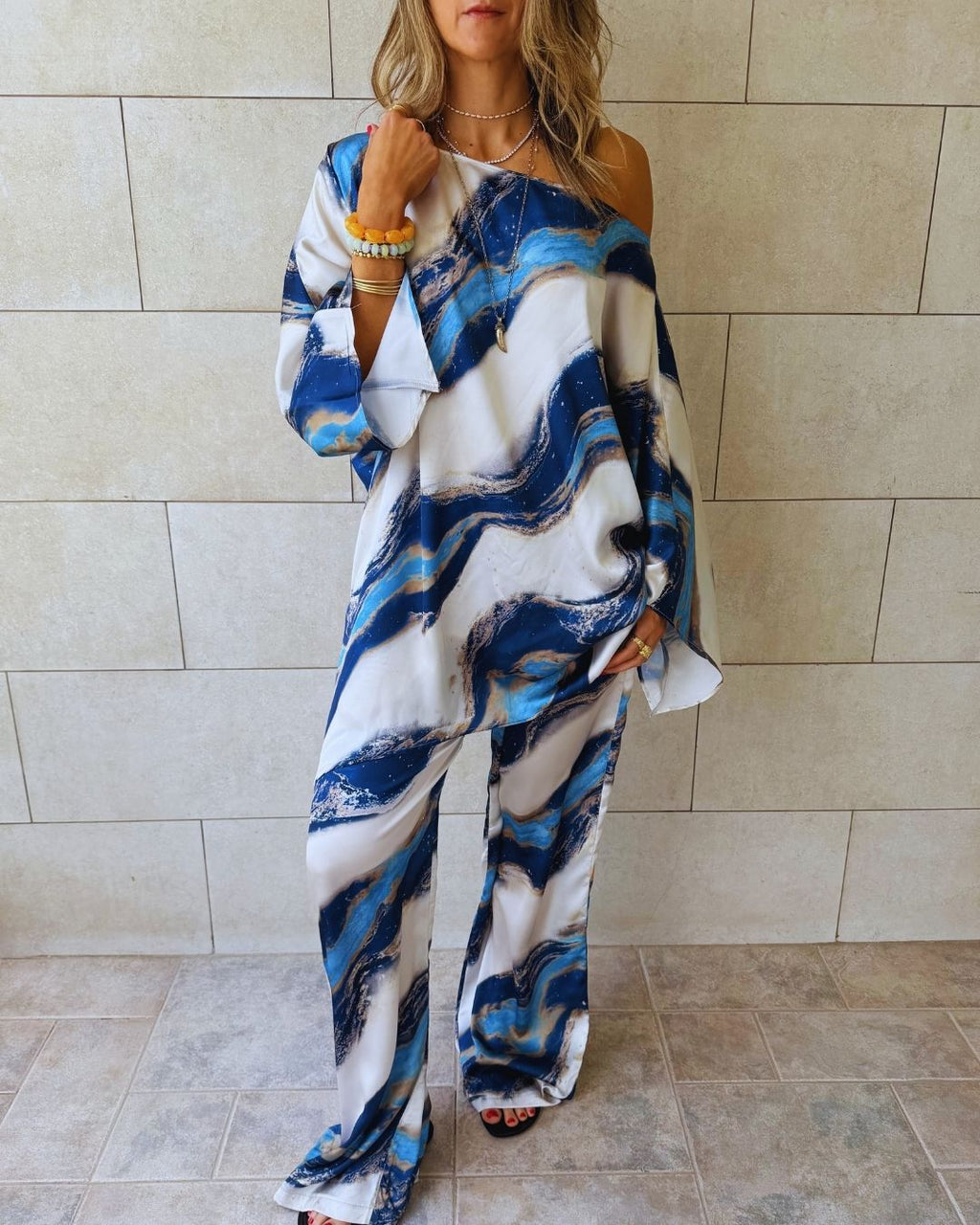Smeralda Drift Poncho