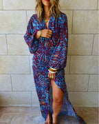 Indigo Safari Dress