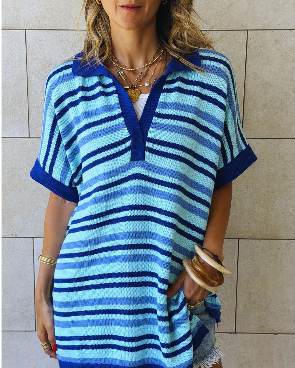 Blue Yacht Tunic
