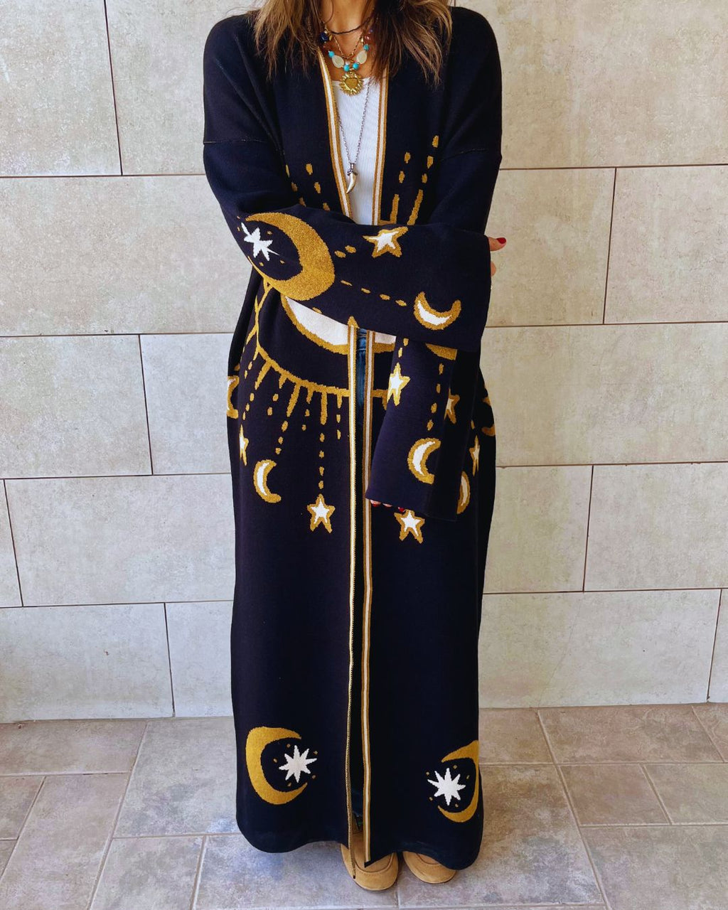 Black Mystic Eye Cardigan