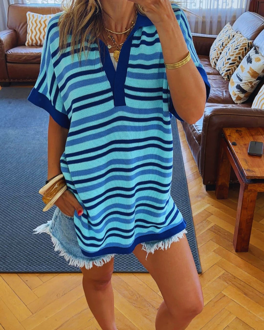 Blue Yacht Tunic