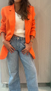 Orange Cool Girl Blazer