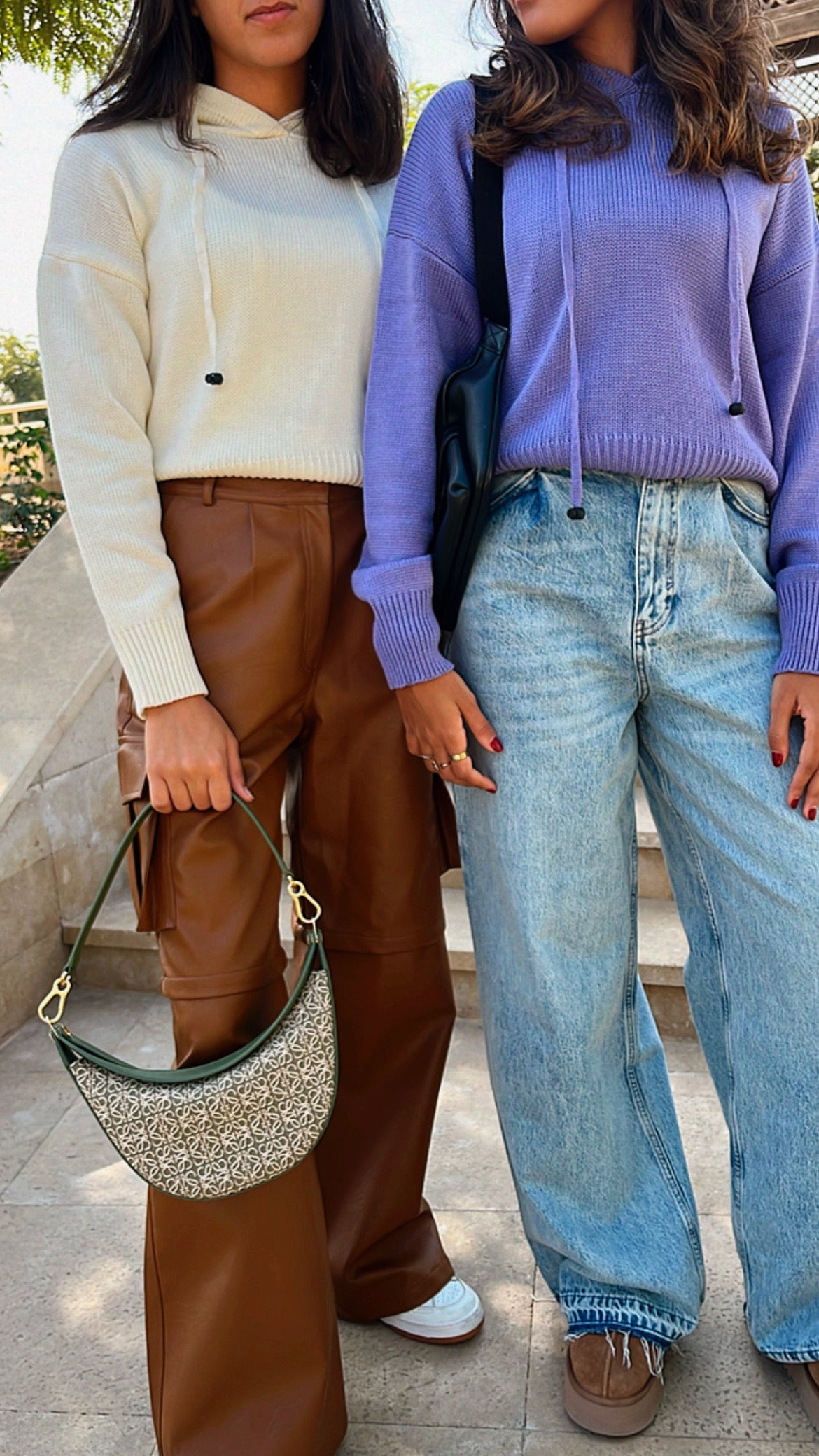 Purple Hooded Pullover